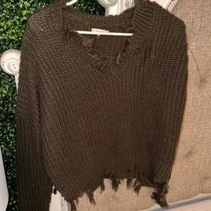 Slightly worn sweater